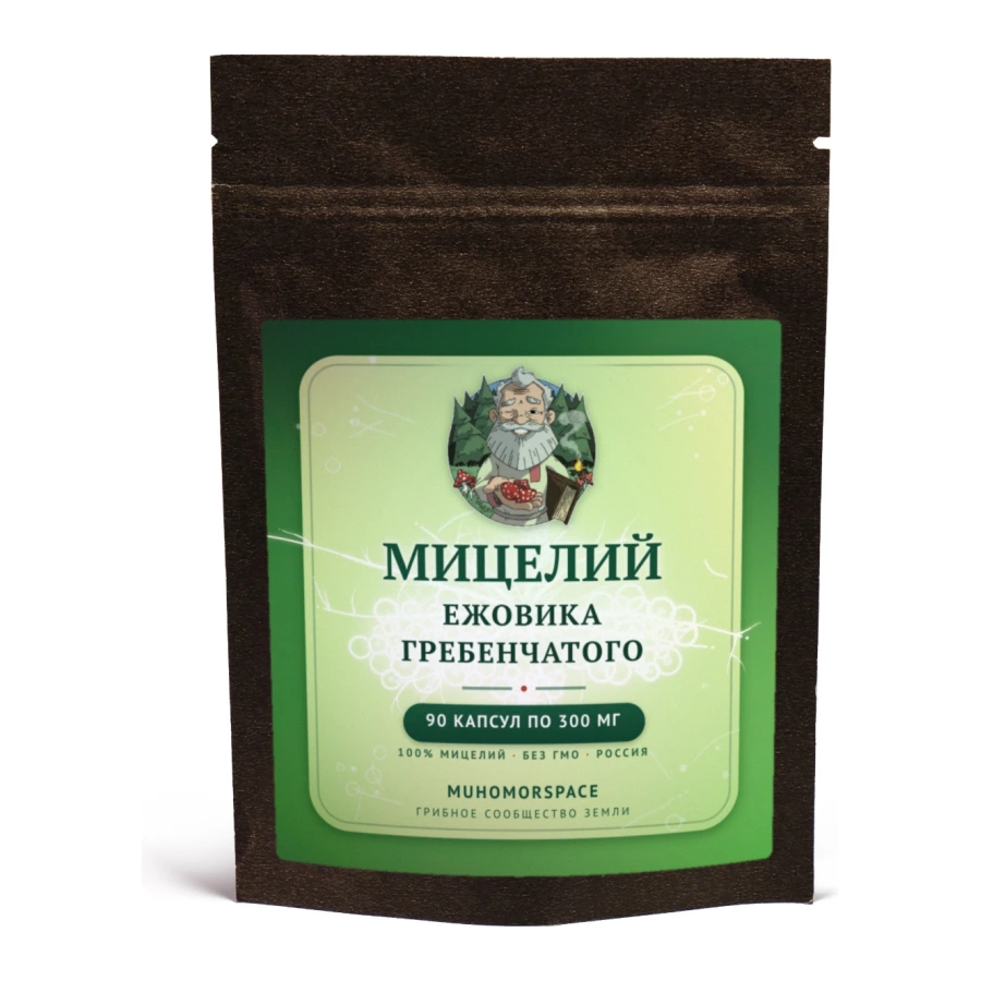 Фактическая упаковка мицелия гребенчатого ежовика