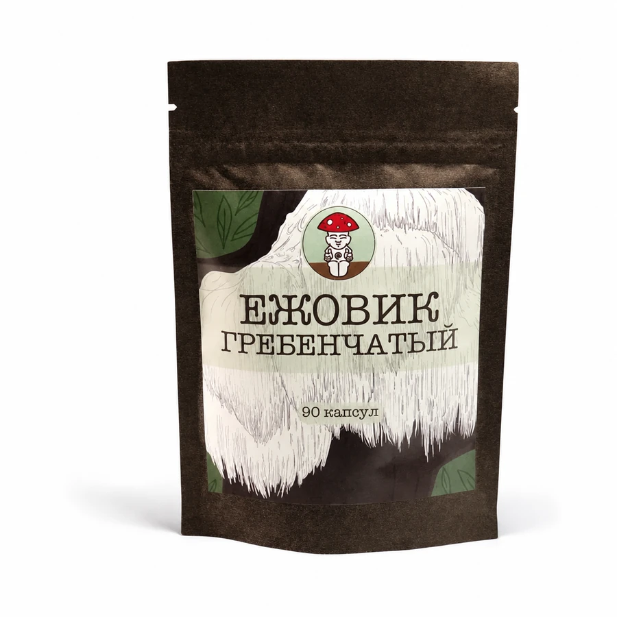 Фактическая упаковка капсул гребенчатого ежовика